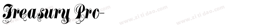 Treasury Pro字体转换